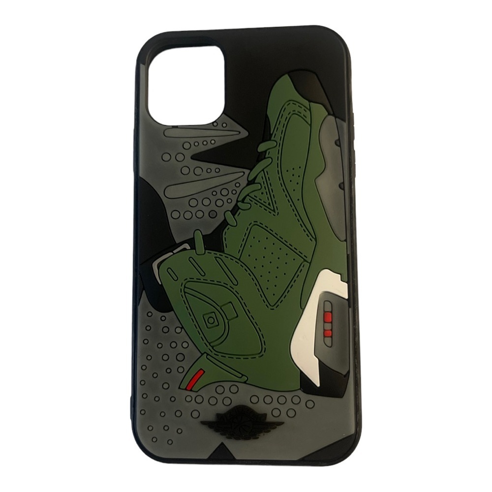 🤑3D Jordan 6 Retro Travis Scott themed iPhone 8-iPhone 11 Pro Max case🤑